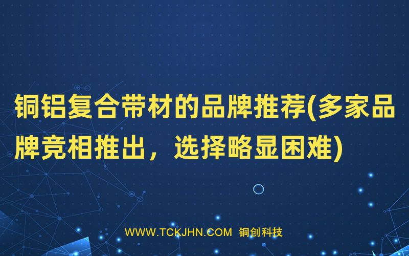 銅鋁復(fù)合帶材的品牌推薦(多家品牌競(jìng)相推出，選擇略顯